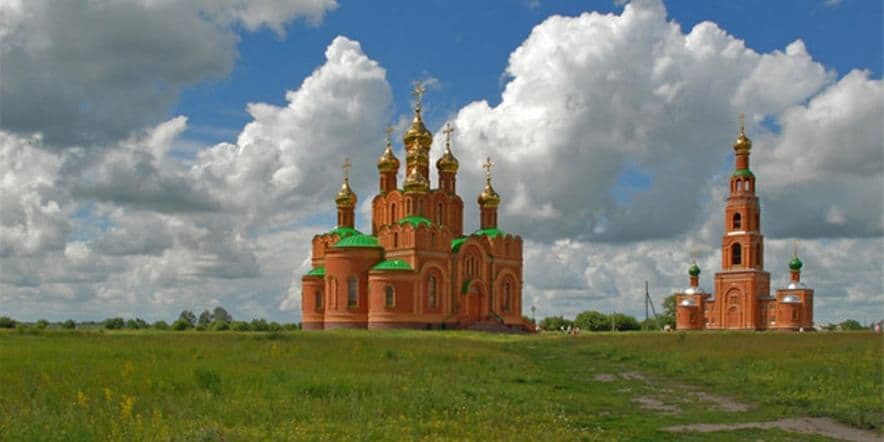Основное изображение обзора объекта "Ачаирский Крестовый женский монастырь в Омской области"